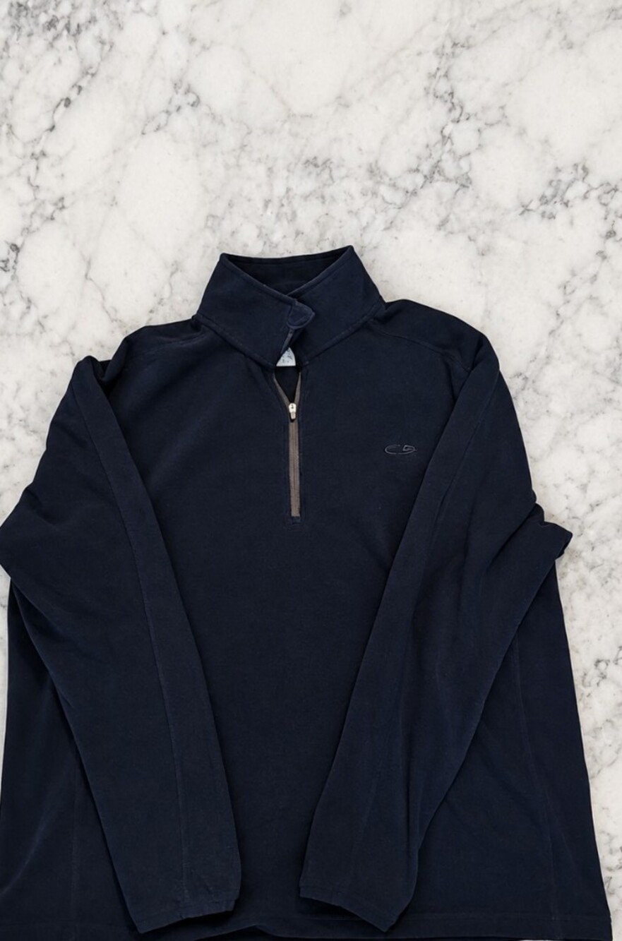 Champion Navy Blue Quarter Zip Pullover